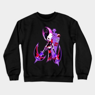 Slice Them Up Emo Girl Crewneck Sweatshirt